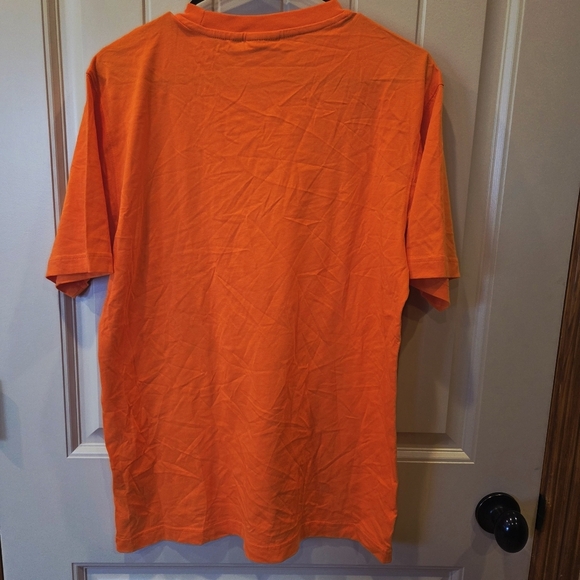 Men's Adidas Originals Orange Essential Tee T-shirt Sz Small IY5367 Workout Gym - Picture 6 of 7
